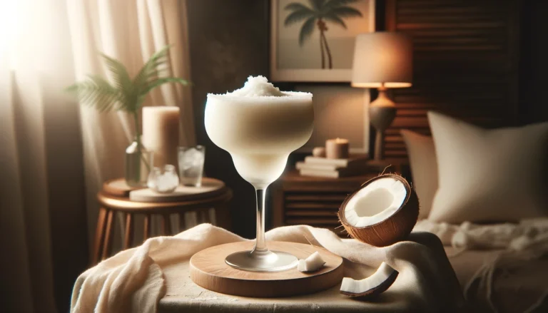 Frozen Coconut Margarita cocktail uden kokos.