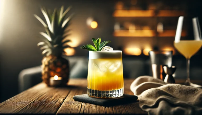 Köpenhamns barcocktail utan ananas.