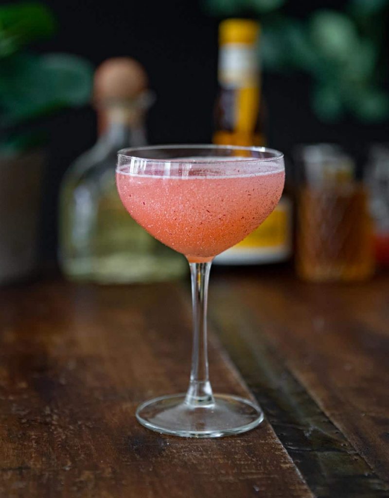 Rhubarb margarita